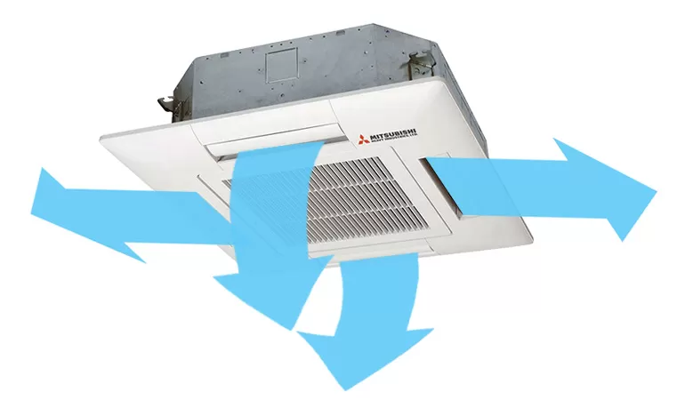 Касетъчен климатик Mitsubishi Heavy Industries FDTC50VH + SRC50ZSX-W