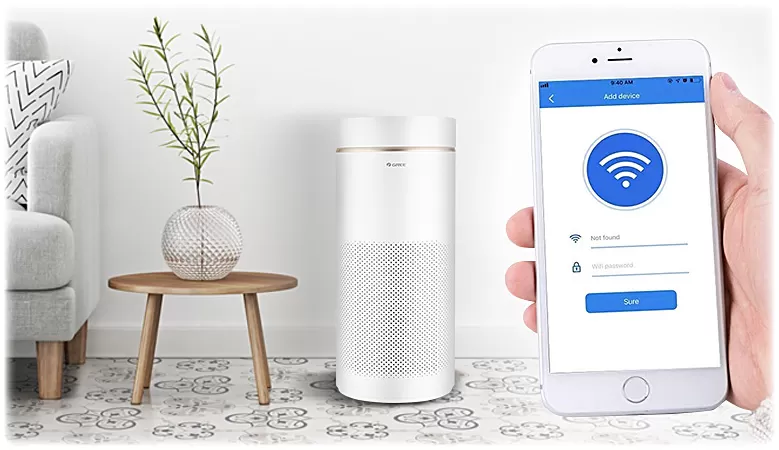 Въздухопречиствател с Wi-Fi управление Gree GCF350