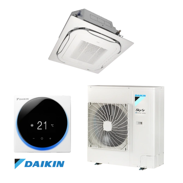 Касетъчен климатик Daikin FCAG100B + RZASG100MY1 - трифазeн