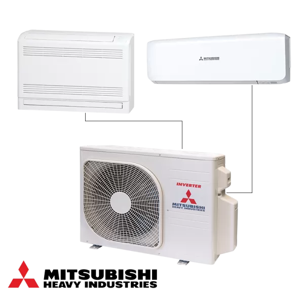 Мултисплит система Mitsubishi Heavy Industries SCM45ZS-W - външно тяло - 1