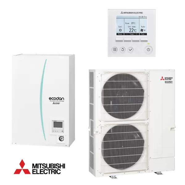 Tермопомпа Hydro box Mitsubishi Ecodan ERSE-MED / PUHZ-SW160YKA - трифазна