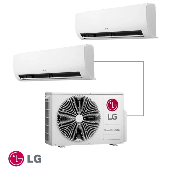 LG мулти сплит система RM2U15.U18 + RMN09.NSJ + RMN09.NSJ