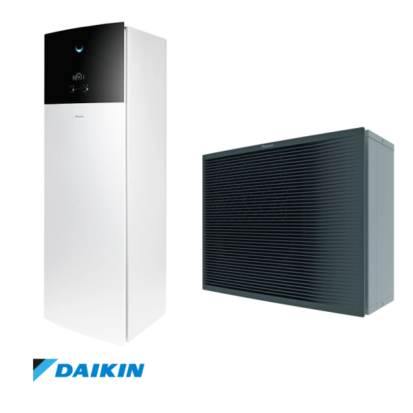 Високотемпературна термопомпа с водосъдържател Daikin Altherma ETVX16S18E9W7 + EPRA16DW1